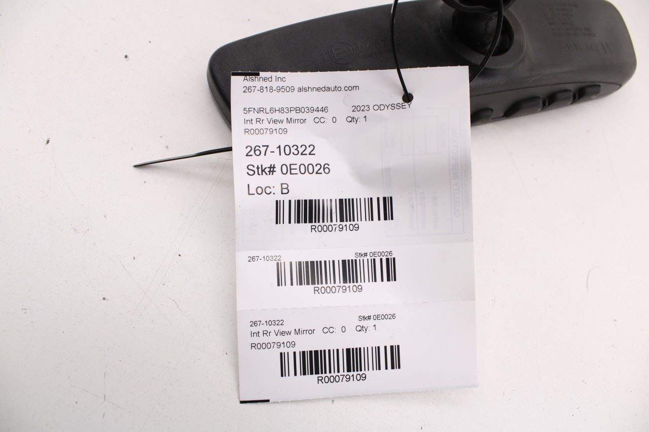 2021-2024 Honda Odyssey Touring Interior Inside Rear View Mirror 76400-THR-A42 - Alshned Auto Parts