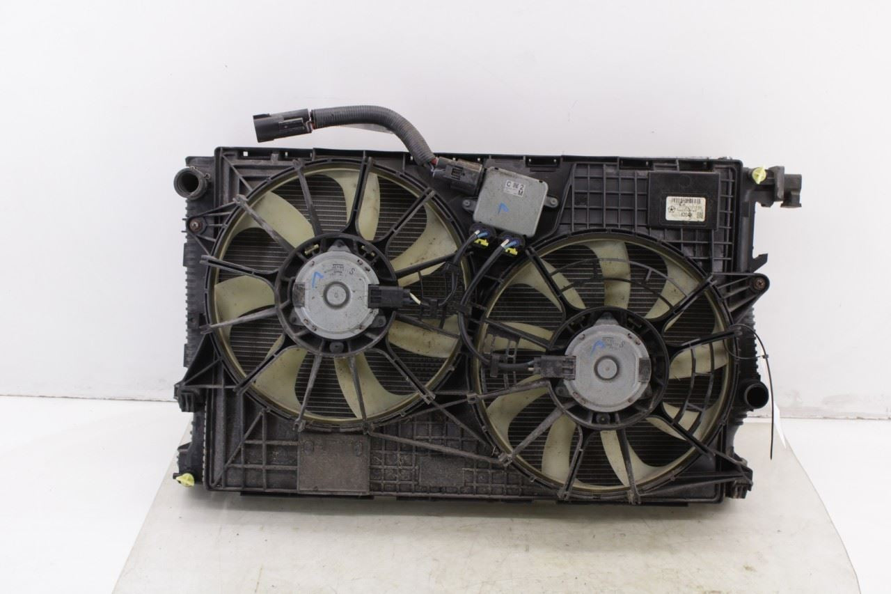 17-18 Jeep Cherokee Limited 3.2L Radiator w Dual Radiator Cooling Fan Motor Assy - Alshned Auto Parts