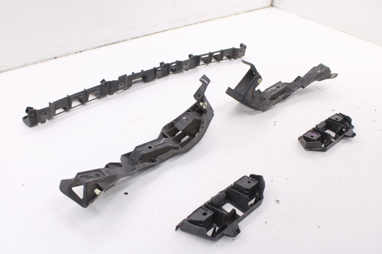 11-14 Porsche Cayenne S Rear Bumper Center and RH LH Side Support Mount Brackets10