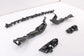 11-14 Porsche Cayenne S Rear Bumper Center and RH LH Side Support Mount Brackets10
