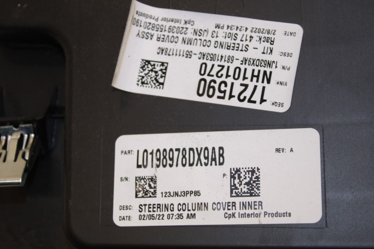 11-23 Dodge Charger GT AWD Dash Steering Column Opening Cover w/ Headlamp Switch - Alshned Auto Parts