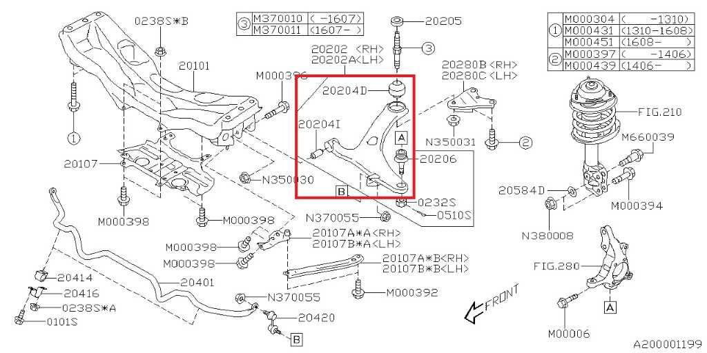 2012-16 Subaru Impreza Sport Premium AWD Front Left Lower Control Arm 20202FJ010 - Alshned Auto Parts
