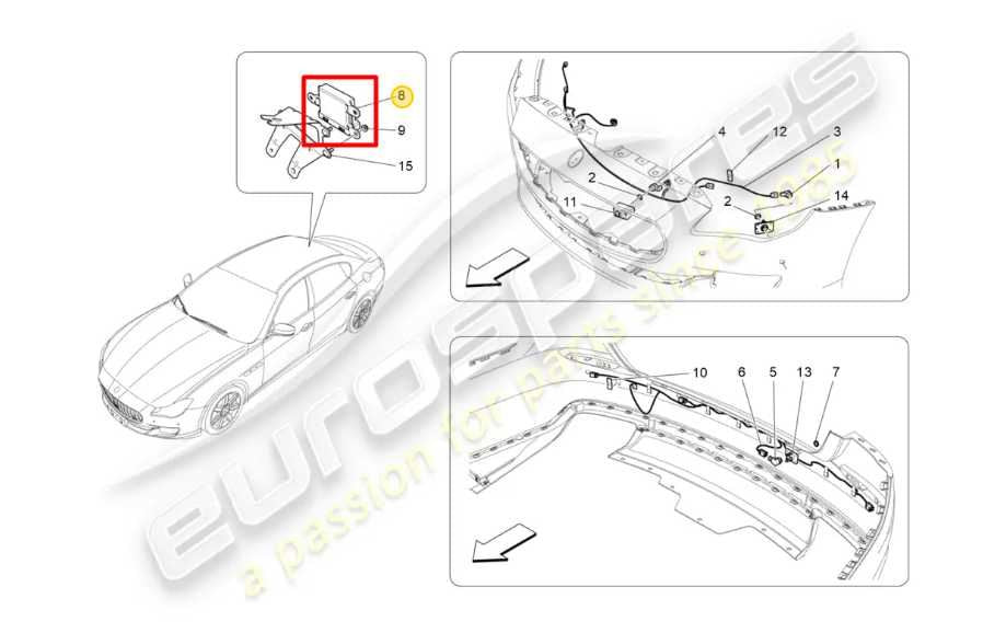 2014-16 Maserati Ghibli S Q4 3.0L Parking Assist Sensor Control Module 670004819 - Alshned Auto Parts
