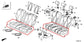 19-21 Acura RDX SH-AWD Rear 2nd Row Seat Lower Cushion Bottom 82136-TJB-A21 OEM - Alshned Auto Parts