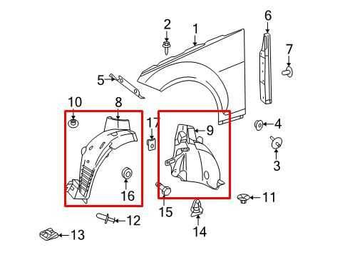 2008-15 Mercedes-Benz C350 Sport Front Left Side Wheelhouse Liner Splash Shield - Alshned Auto Parts