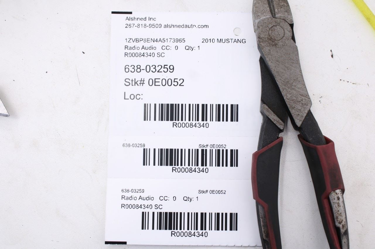 2010-2012 Ford Mustang Conv V6 Information Display Screen AR3T-19C116-AF OEM12