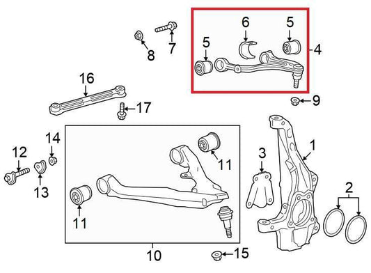 19-2025 Chevrolet Silverado LT-L 2.7L 4x4 Front Left Upper Control Arm 85660606 - Alshned Auto Parts
