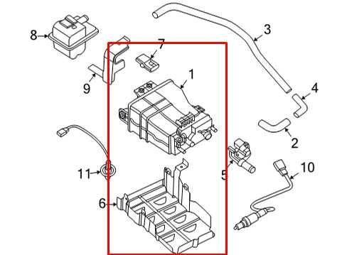 2016-2025 Nissan Versa Grade S 1.6L FWD Fuel Vapor Evaporator Emission Canister1