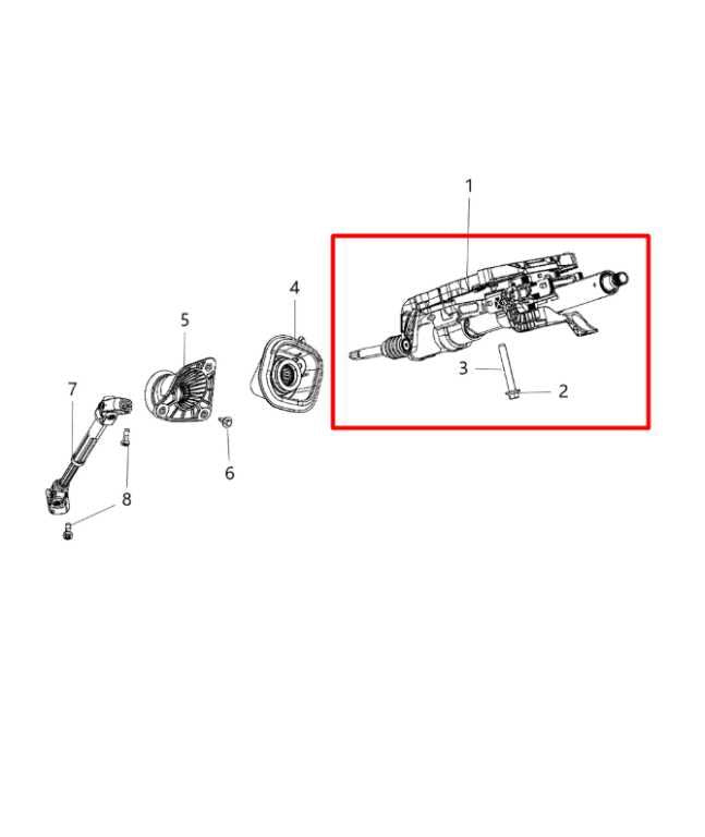 2016-22 Jeep Grand Cherokee Summit 5.7L 4WD Steering Column Assembly 68271371AA - Alshned Auto Parts