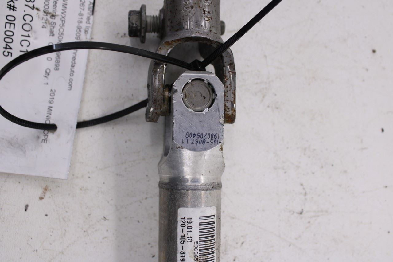 2014-2024 Mini Hardtop Cooper 1.5L FWD Steering Column Intermediate Lower Shaft - Alshned Auto Parts