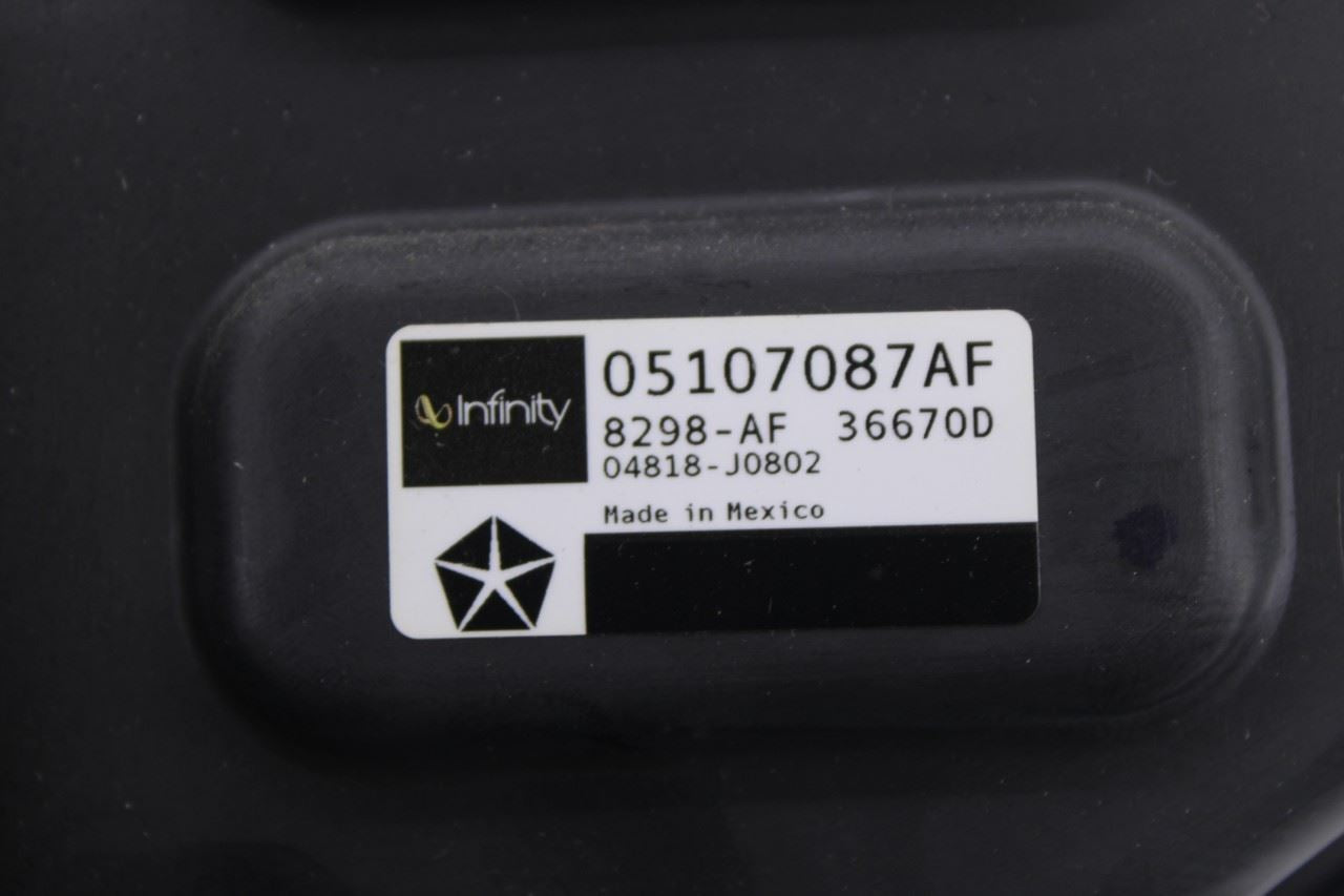 08-20 Dodge Grand Caravan GT Rear Trunk Cargo Audio Speaker Subwoofer 05107087AF2