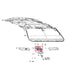 2014-21 Jeep Grand Cherokee Laredo X 4x4 Overhead Console Light Lamp 1VS271X9AE1