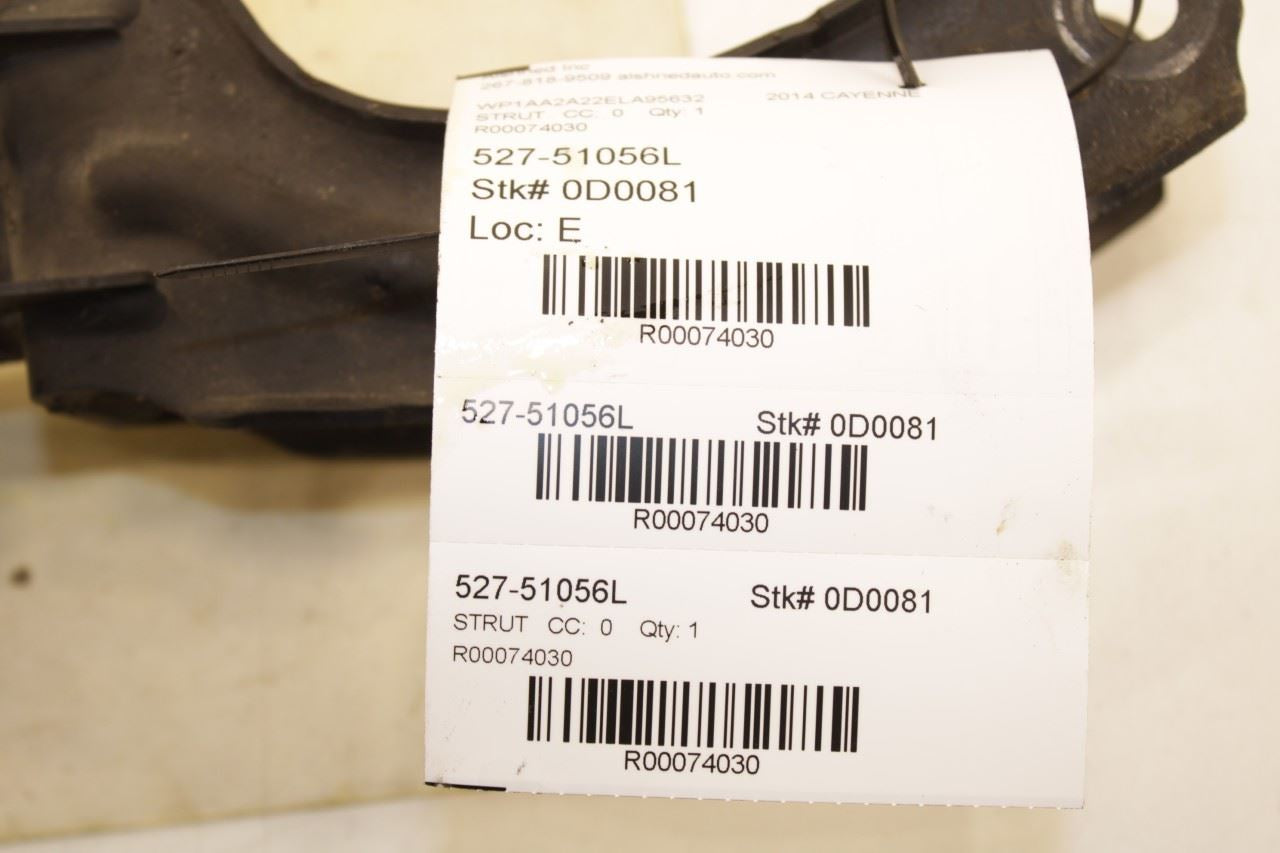 11-18 Porsche Cayenne Platinum AWD Front Suspension LH Side Shock Strut Absorber - Alshned Auto Parts