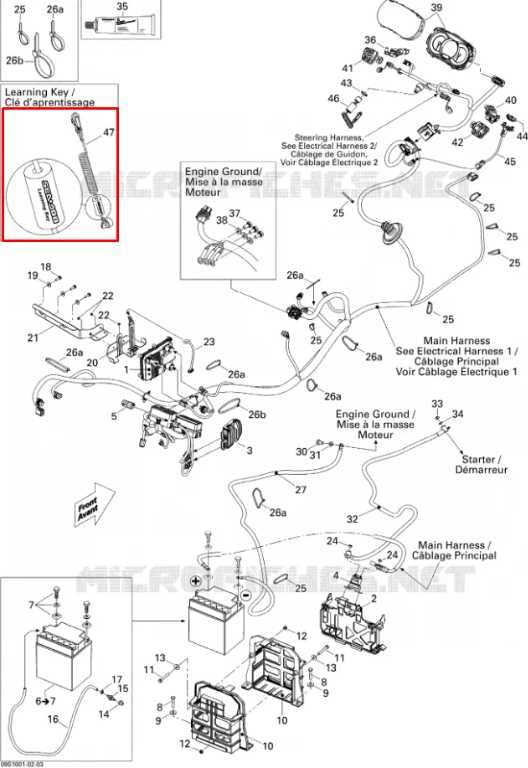 2010-12 SeaDoo BRP GTX IS (215) Engine Computer Control Module ECM and Key Cord - Alshned Auto Parts