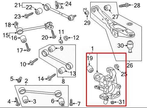 2018-2021 Ford Expedition Max XLT Rear Left Driver Side Spindle Knuckle Hub1