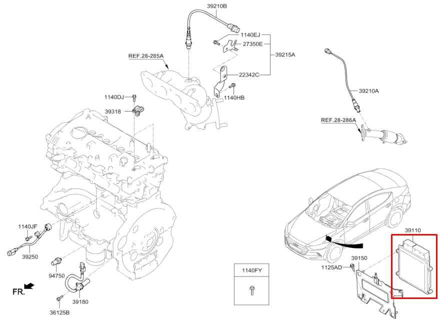 16-18 Hyundai Elantra SE 2.0L Engine Computer Control Module ECU ECM 39173-2EFE0 - Alshned Auto Parts