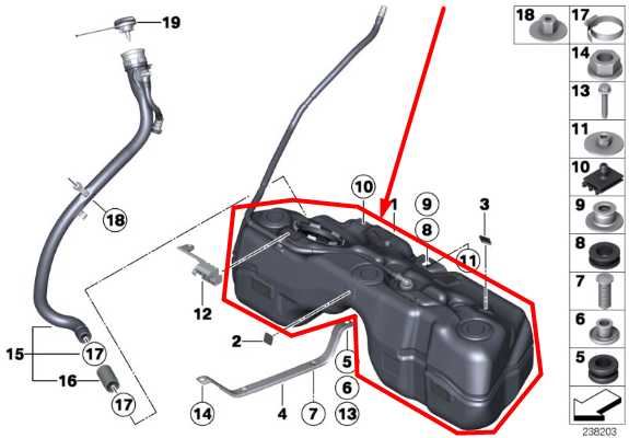2011-2017 BMW X3 xDrive28i 2.0L Fuel Gas Tank 17.7 US Gallons 7279358 OEM - Alshned Auto Parts