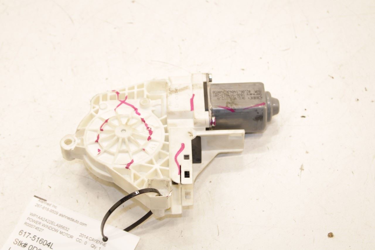 11-18 Porsche Cayenne Platinum Rear Left Door Power Window Motor 8K0959812A OEM - Alshned Auto Parts