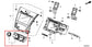 19-22 Acura ILX Technology A-Spec Front Dashboard Multifunctional Control Switch1