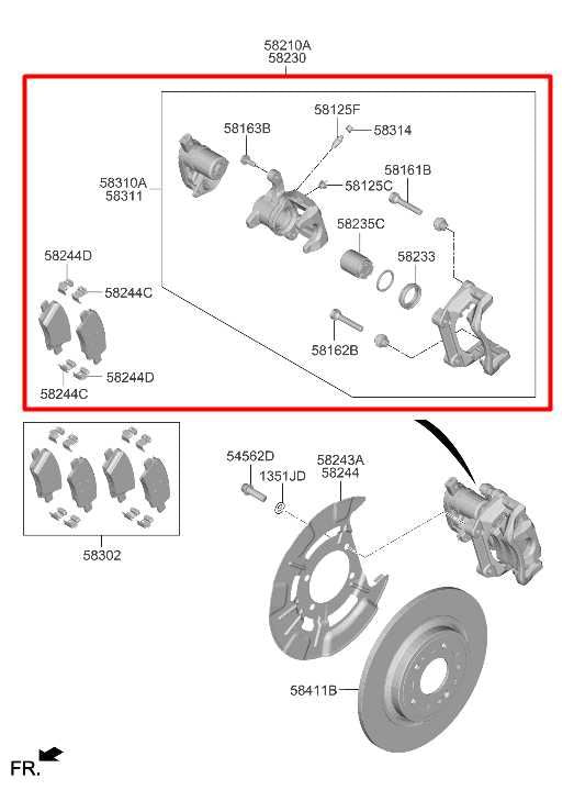 21-23 Hyundai Santa Fe Rear Passenger Right Side Brake Disc Caliper 58230-P2300 - Alshned Auto Parts