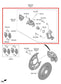 21-23 Hyundai Santa Fe Rear Passenger Right Side Brake Disc Caliper 58230-P2300 - Alshned Auto Parts