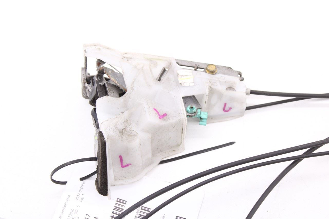14-18 Toyota Sienna Rear Left Sliding Door Inside Handle Lock Latch Actuator Set - Alshned Auto Parts