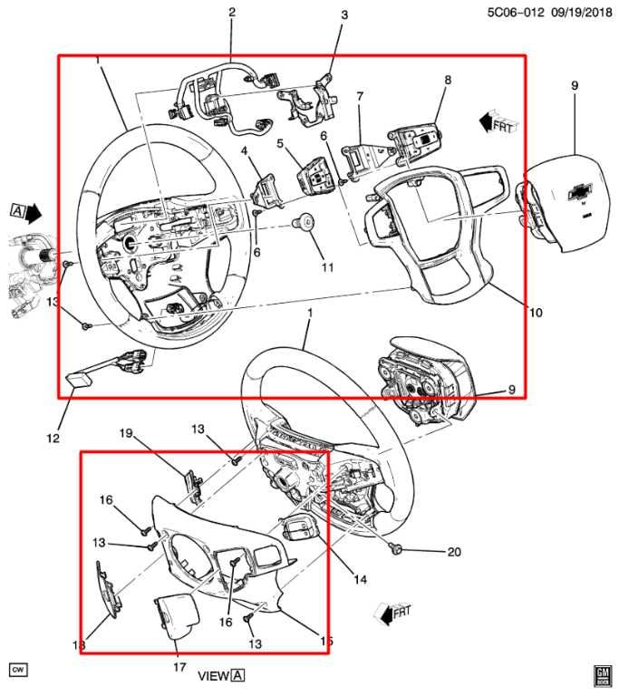 2023-24 Chevrolet Silverado LT-L 2.7L Steering Wheel Leather w/ Control Buttons - Alshned Auto Parts
