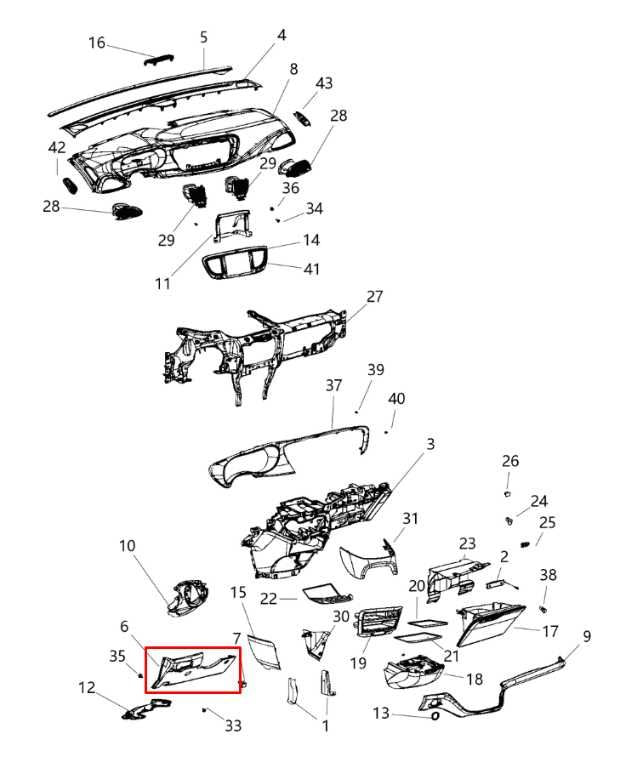 2017-24 Chrysler Pacifica Limited Front Left Dash Lower Knee Bolster Trim *ReaD* - Alshned Auto Parts