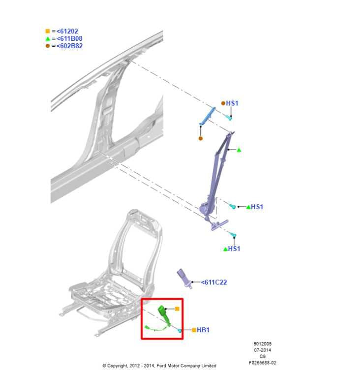 2017-20 Lincoln MKZ Reserve 2.0L AWD Front Passenger Right Side Seat Belt Buckle - Alshned Auto Parts