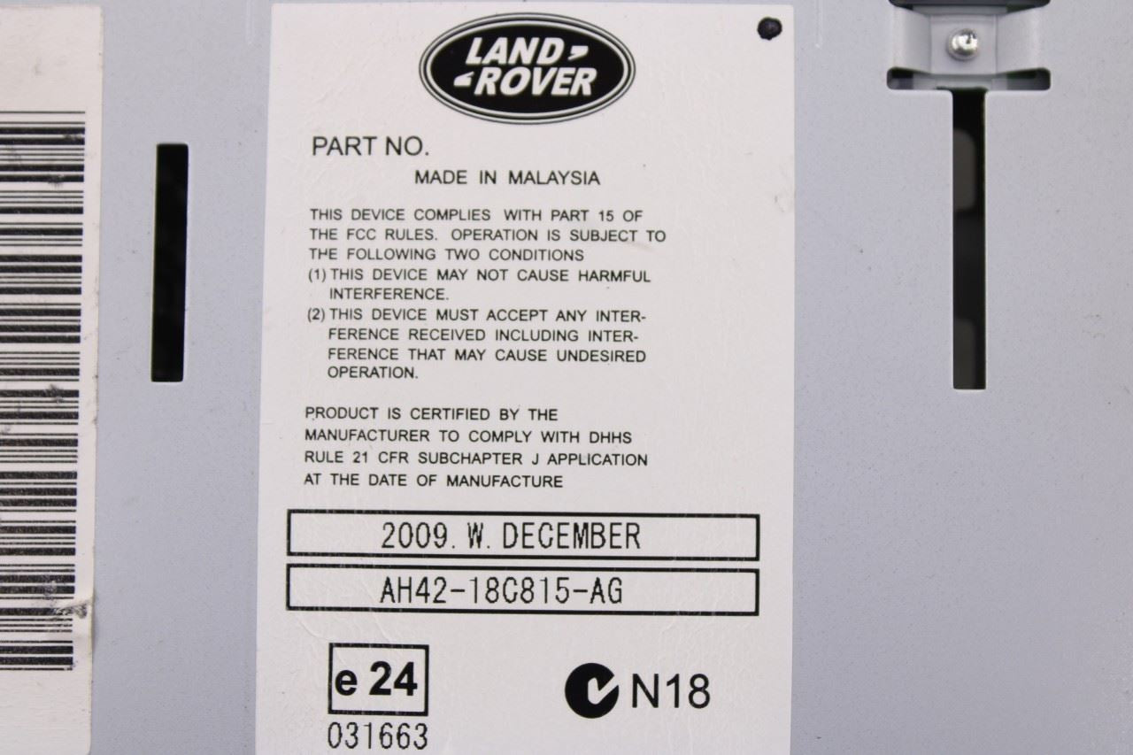 2010-2012 Land Rover Range Rover HSE Audio Radio Receiver LR021047 OEM - Alshned Auto Parts