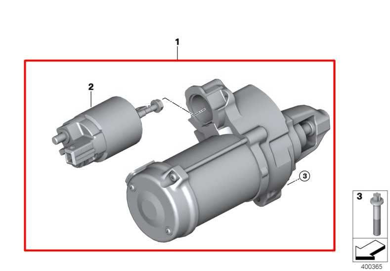 2013-2015 BMW 750i xDrive 4.4L AWD Engine Starter Motor 12-41-7-612-815 OEM1