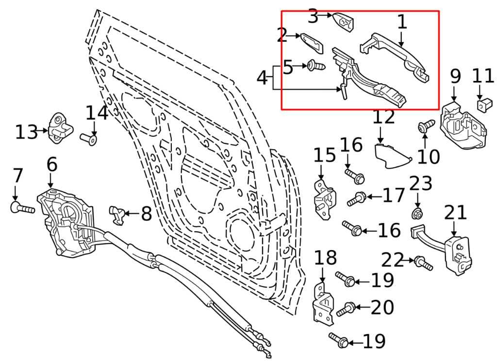 2021-23 Mazda CX-9 Grand Touring Rear Passenger Right Side Door Exterior Handle - Alshned Auto Parts