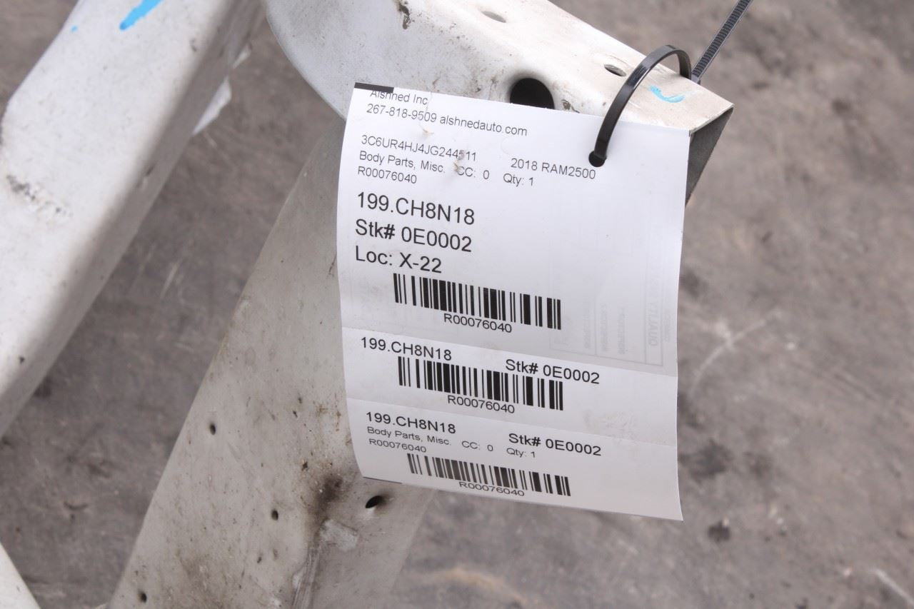 2011-2018 RAM 2500 Tradesman Front Right Frame Rail Fender Closure 68095950AH - Alshned Auto Parts