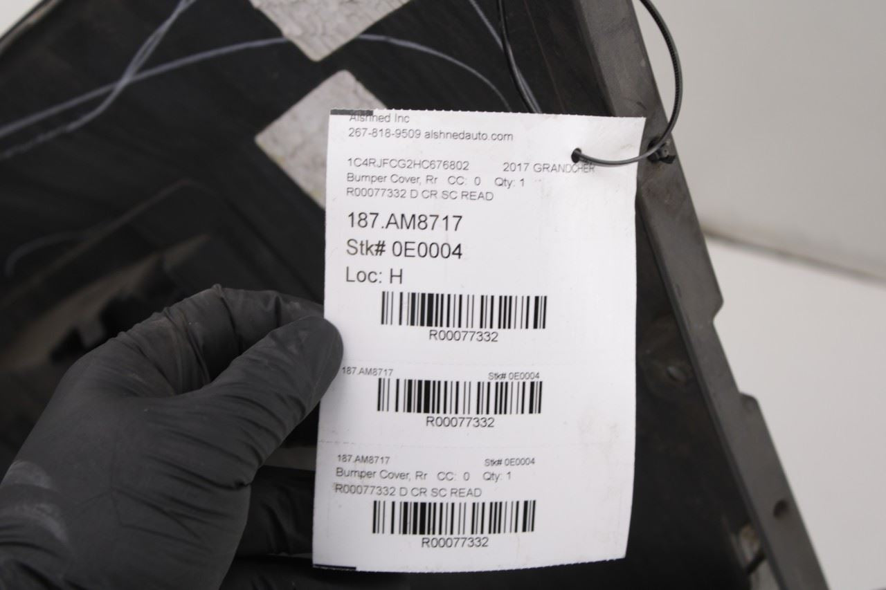 2017-2021 Jeep Grand Cherokee Overland Rear Bumper Cover 68334936AA OEM *ReaD* - Alshned Auto Parts