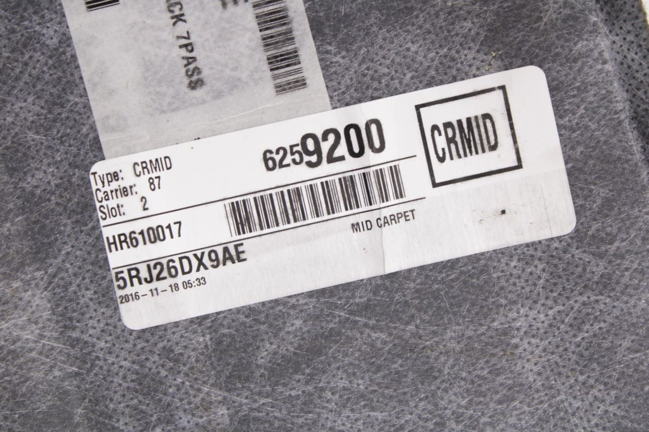 2017-20 Chrysler Pacifica Limited Rear 3rd Row RH LH Floor Interior Carpet Liner - Alshned Auto Parts