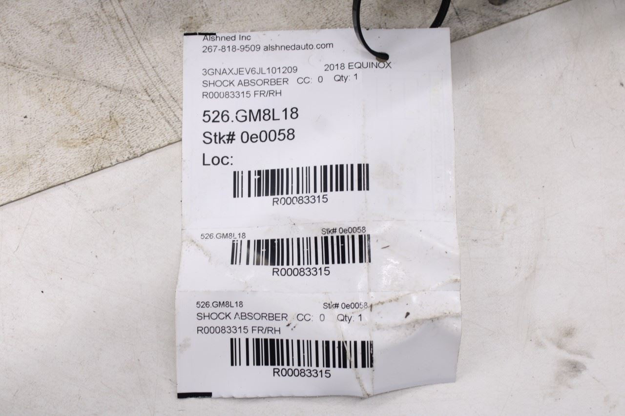 2018-2024 Chevrolet Equinox LT 1.5L FWD Front Right Side Shock Strut Absorber9