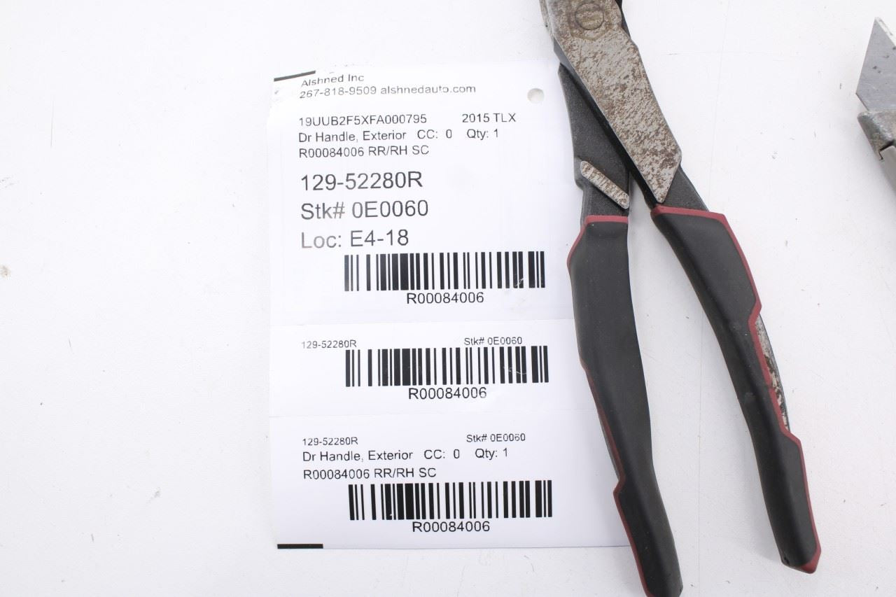 2015-2017 Acura TLX Tech 3.5L FWD Rear Passenger Right Side Door Exterior Handle9