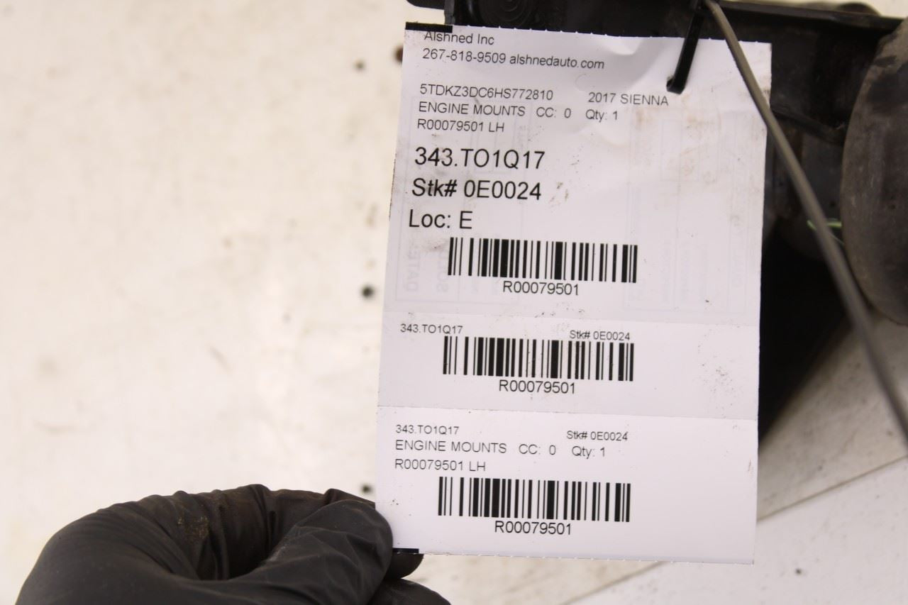 2011-2020 Toyota Sienna LE 3.5L FWD Left Side Engine Mount Insulator 12372-0P010 - Alshned Auto Parts