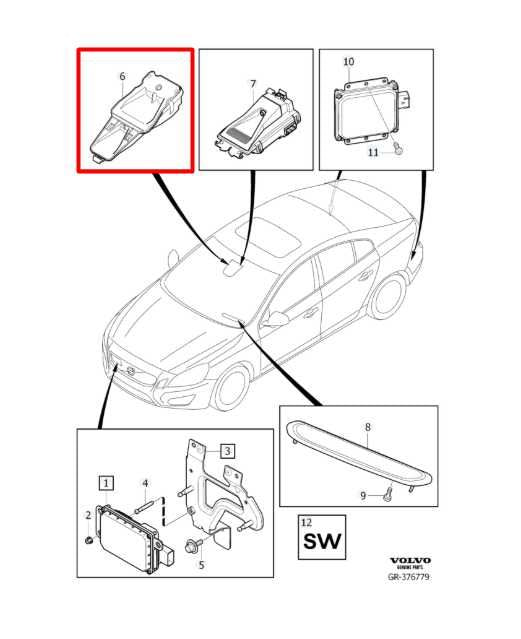 2015-2016 Volvo S60 T5 Premier 2.0L FWD Front Collision Warning Module 31387310 - Alshned Auto Parts