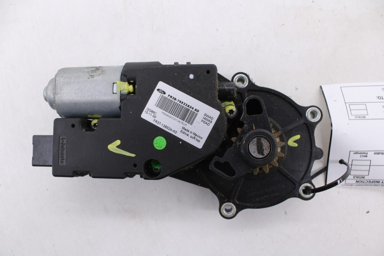 2015-2023 Ford Mustang Conv V6 Rear RH or LH Folding Roof Motor FR3B-76533A24-AD0