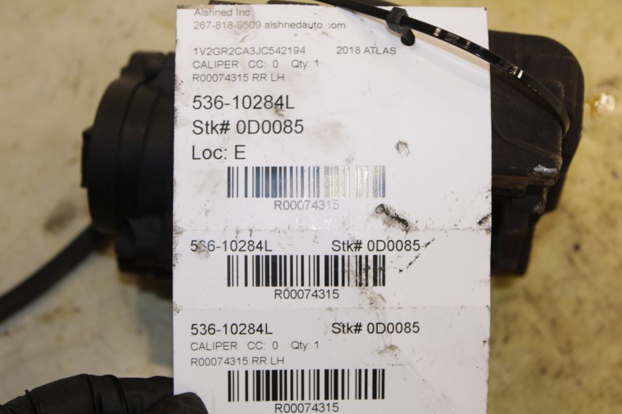 2018-2023 Volkswagen Atlas S 3.6L Rear Left Disc Brake Caliper 3Q0-615-423-A OEM - Alshned Auto Parts