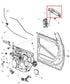 15-20 Ram 1500 Rebel 5.7L Rear Driver Left Side Door Exterior Handle 1GH19LAUAD1