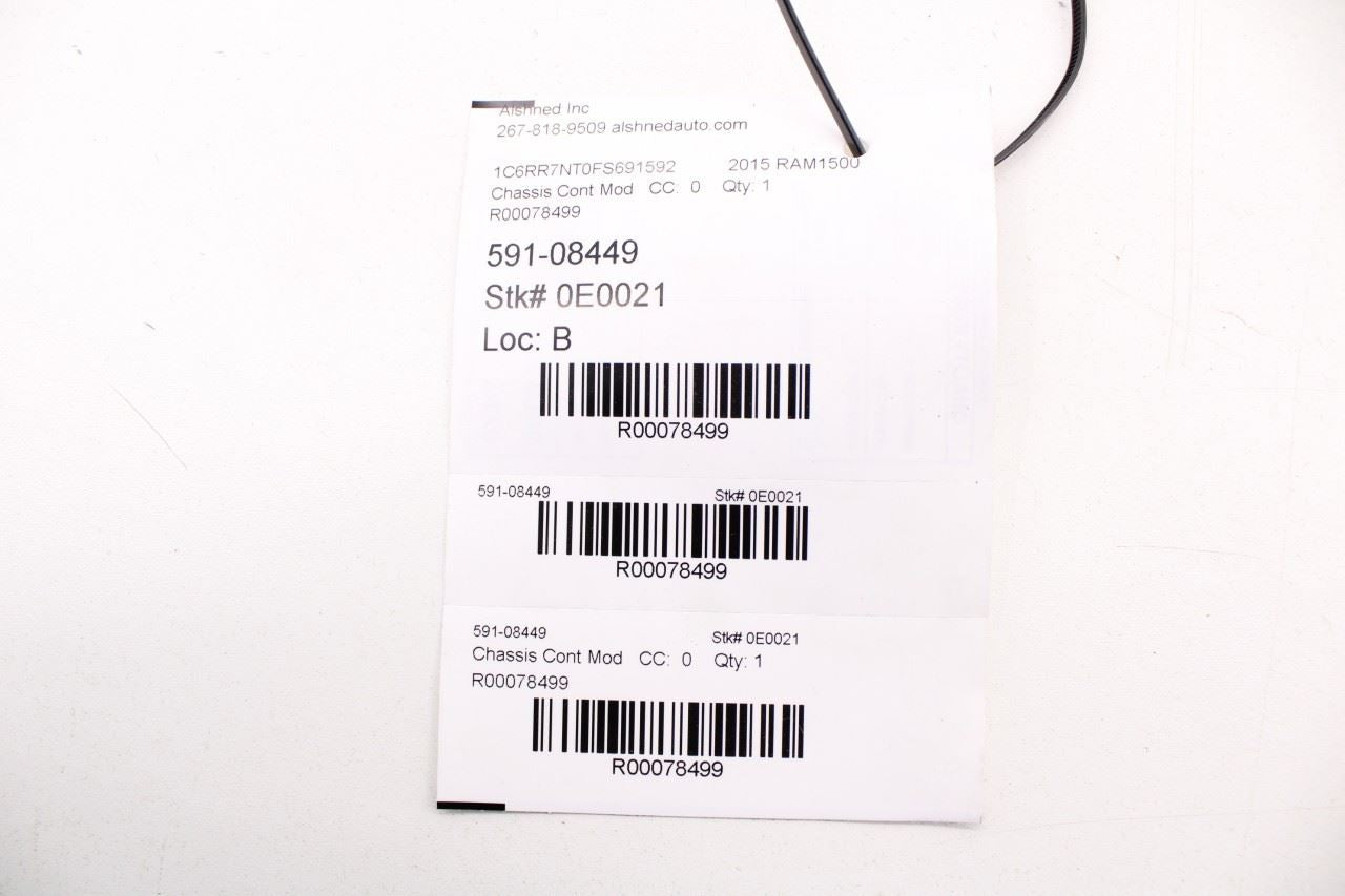 2015 RAM 1500 Laramie Trailer Tow Brake Control Module 68237782AB OEM - Alshned Auto Parts