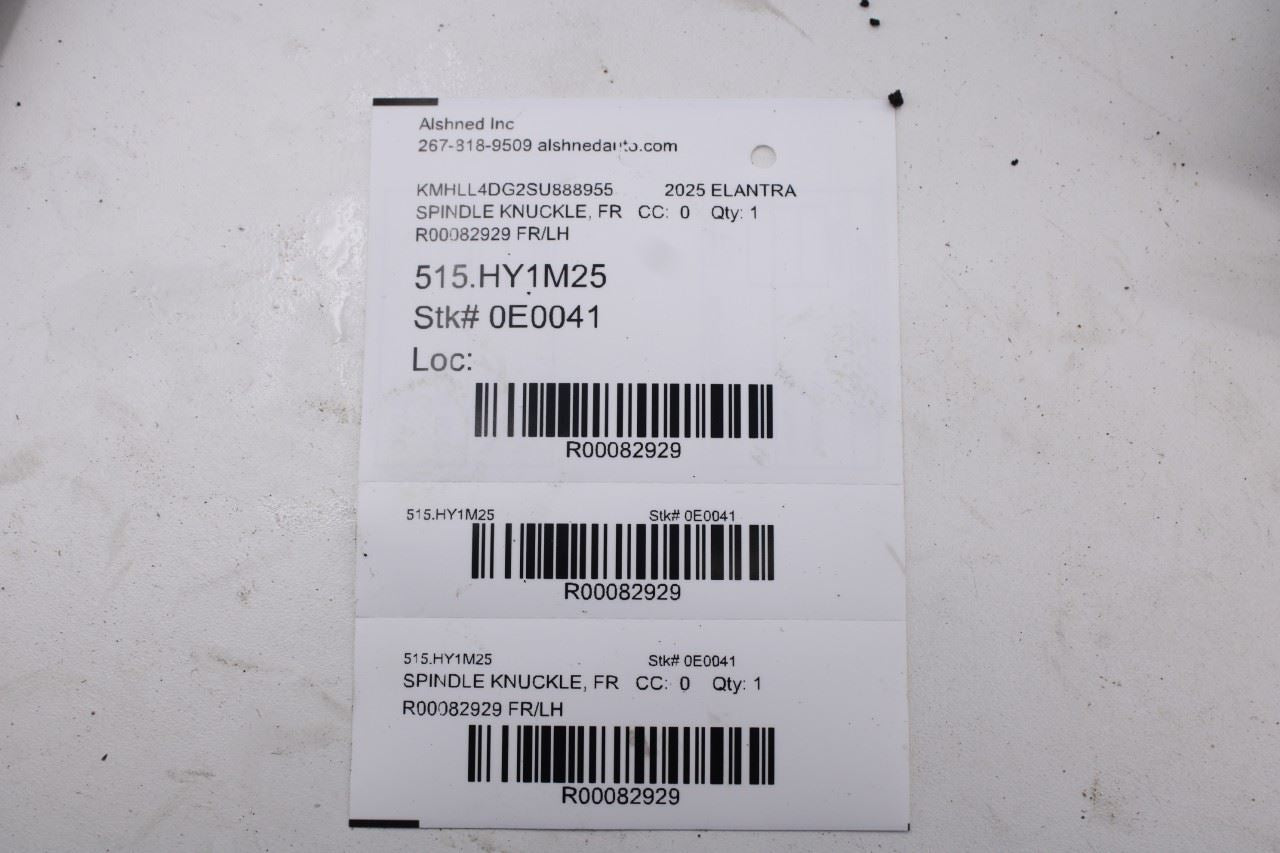2021-2026 Hyundai Elantra SE 2.0L FWD Front Driver Left Side Spindle Knuckle Hub13