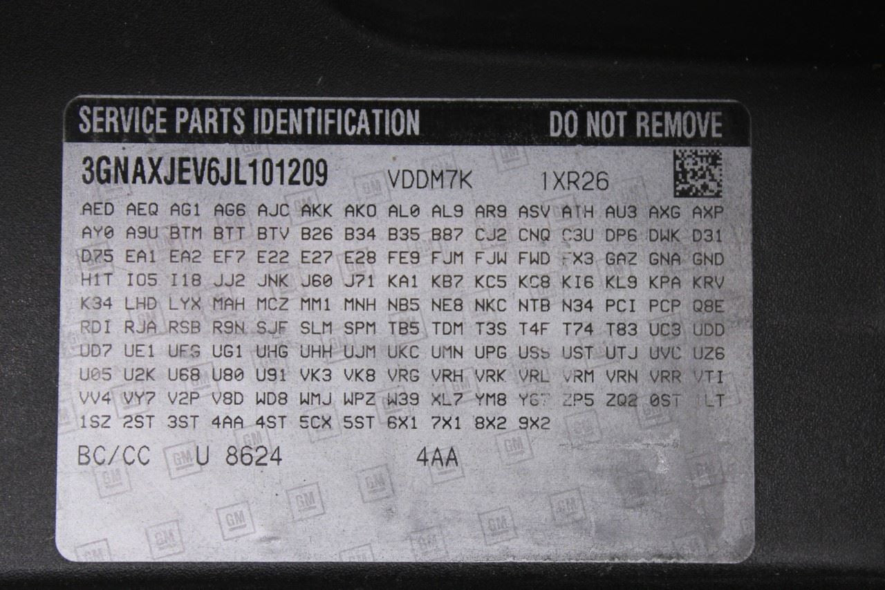 2018-2024 Chevrolet Equinox LT Glove Box Door Storage Compartment Lid 8413061014