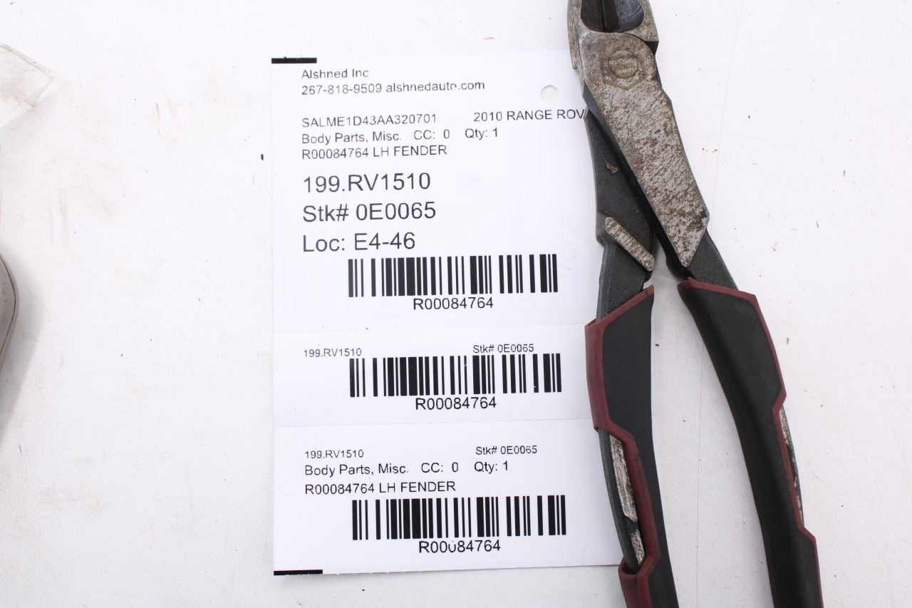2010 Land Rover Range Rover HSE Front Left Side Fender Vent Grille LR011354 OEM11