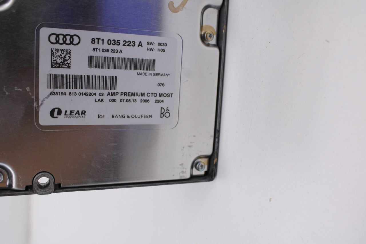 2013-16 Audi S4 Premium Plus Bang Olufsen Radio Amplifier Amp 8T1-035-223-A OEM5