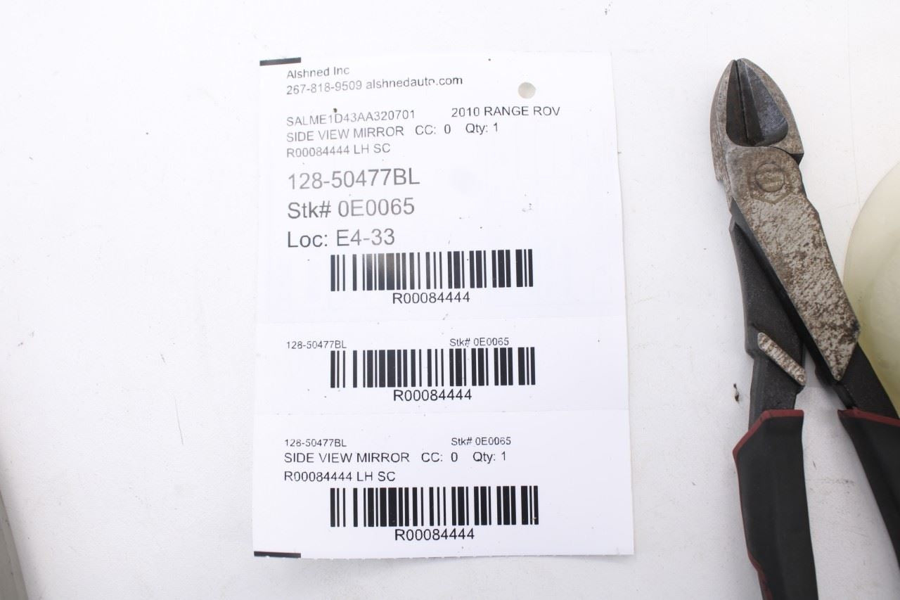 2010-2012 Land Rover Range Rover HSE 5.0L 4WD Driver Left Side Rear View Mirror15