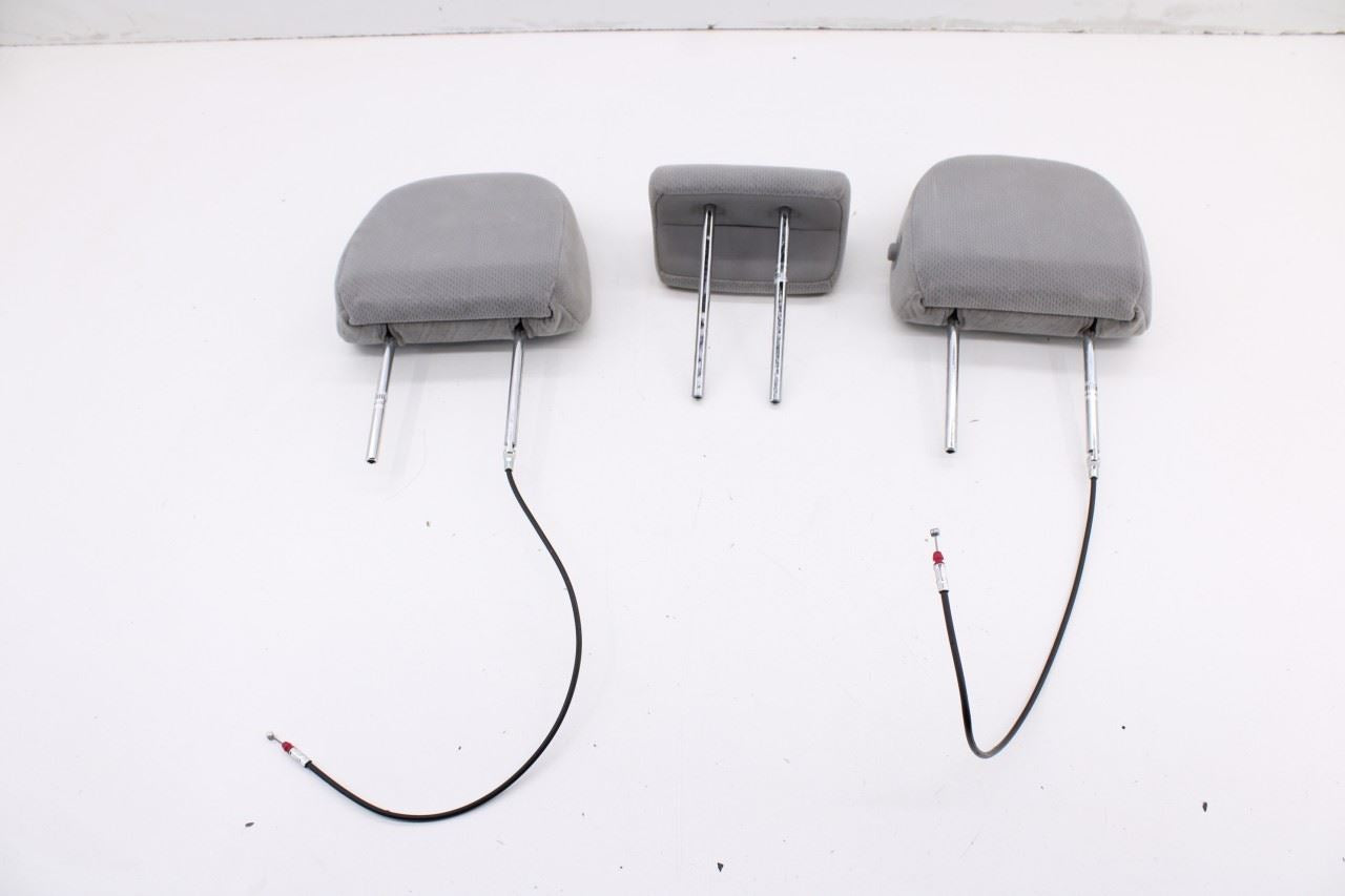 14-20 Toyota Sienna LE Rear Right Left Side and Center 3rd Row Seat Headrest Set - Alshned Auto Parts