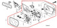 07-11 Honda CR-V EX 2.4L Passenger Right Side Rear View Mirror 76200-SWA-A02 OEM - Alshned Auto Parts